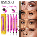 Dual-Head Freckle Stamp Eyeliner Pen