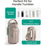 Portable Insulated Water Bottle Crossbody Bag