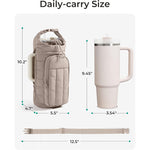 Portable Insulated Water Bottle Crossbody Bag